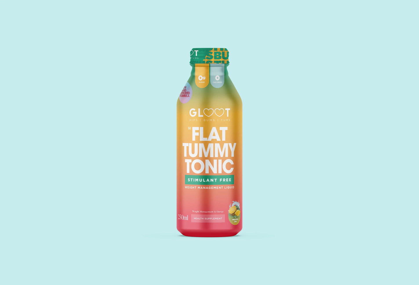 GLOOT Flat Tummy Tonic 250ml (Fat Burner)