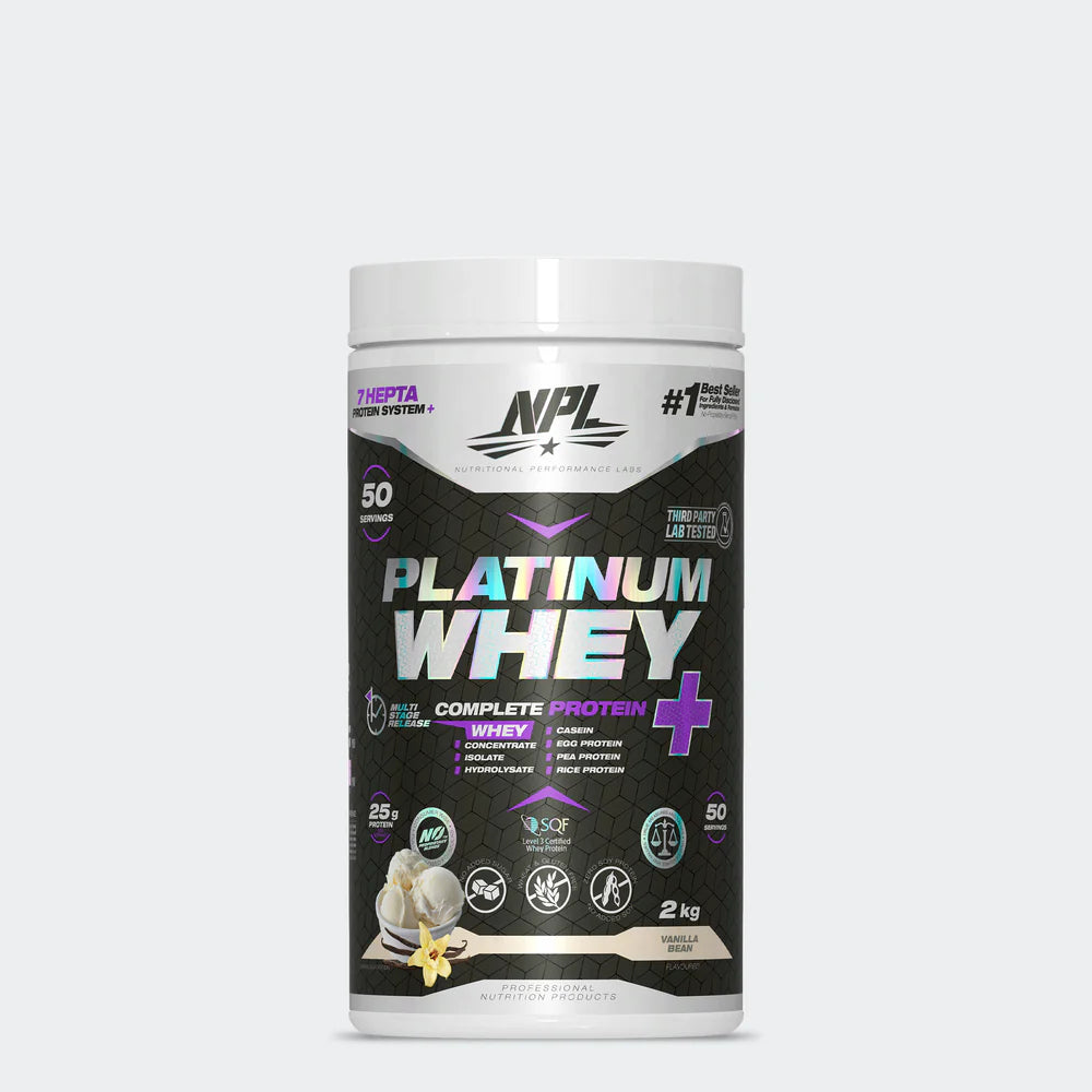 NPL Platinum Whey + 2kg Protein shake