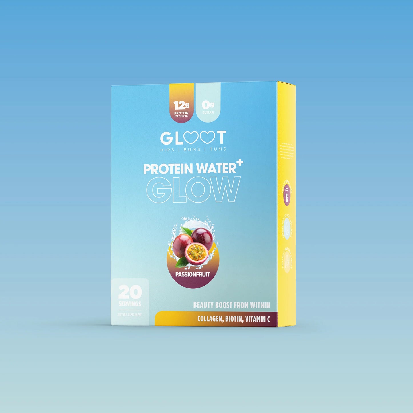 GLOOT Protein Water+ Glow